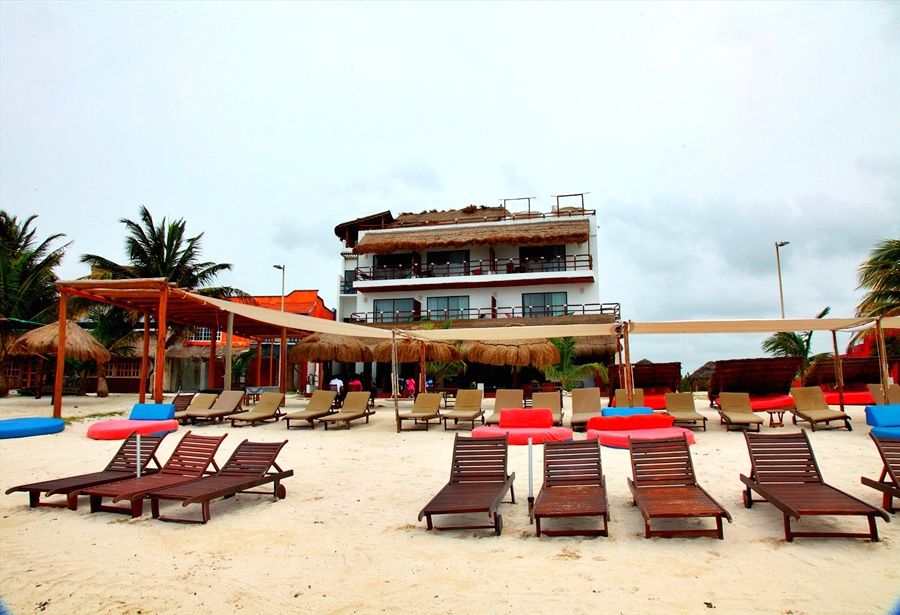 Quinto Sole Otel Mahahual Dış mekan fotoğraf